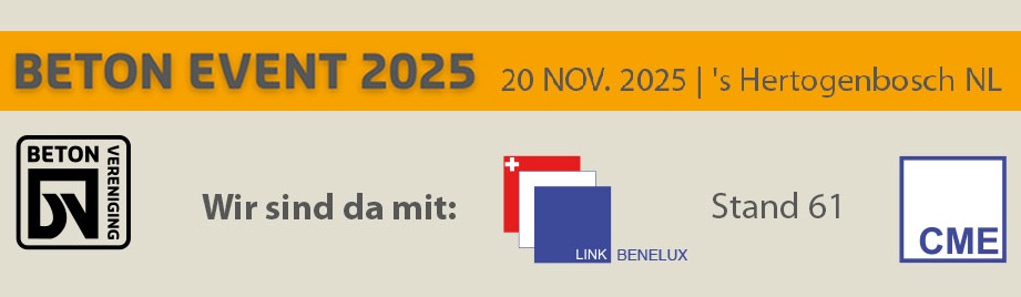 Banner für Beton Event 2025 in den Niederlande