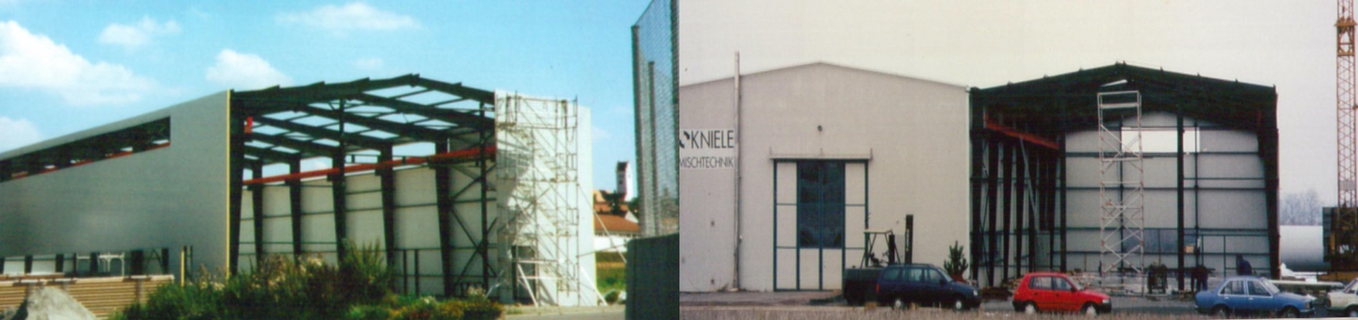 Construction de la première extension en 1992